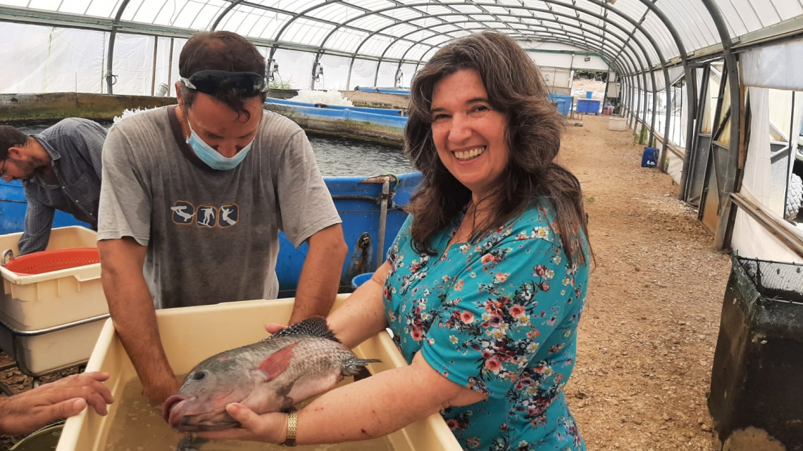 Berta with tilapia